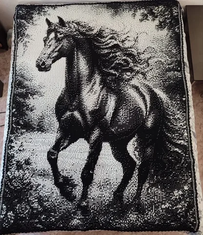 Плед связан из полушерсти 151x203 - Автошины в Уфа