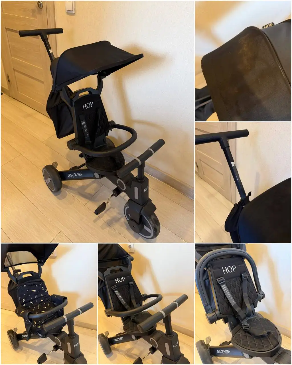 Продам складной трехколесный велосипед в хорошем состоянии - Детский транспорт (Товары для детей) в Уфа