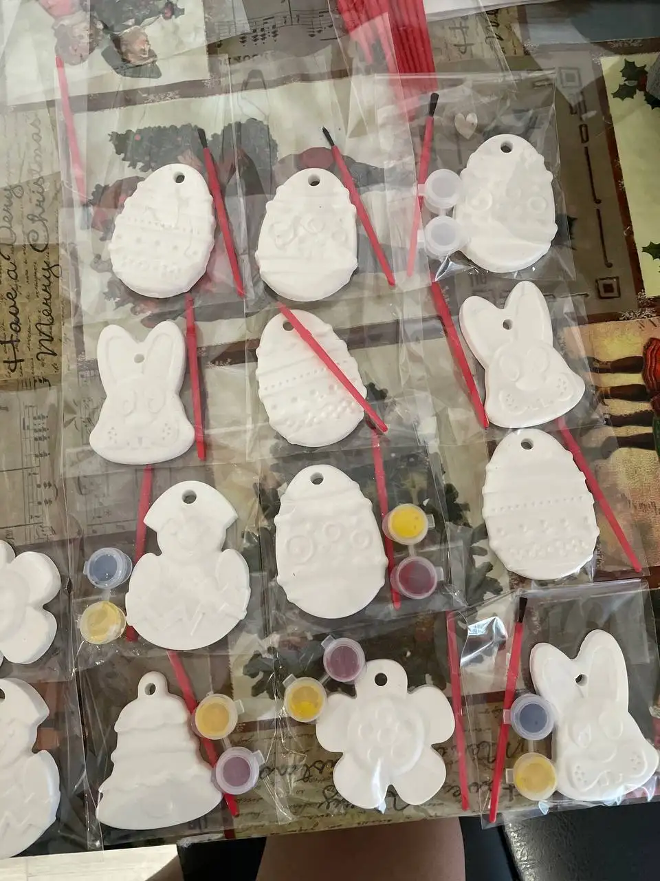 Набор пасхальных гипсовых фигурок - Пасхальные украшения (Хобби и отдых) в Уфа