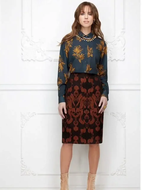 Юбка из барельефного жаккарда с орнаментом «Арабеск» - частное объявление в Уфа