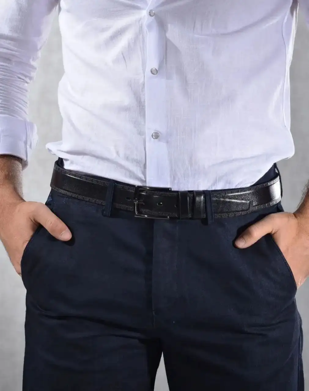 Мужской ремень из натуральной кожи размер 110 - Ремни (Одежда) в Уфа