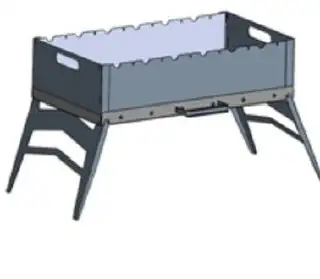 Продам мангал раскладной новый походный - Барахолка в Уфа