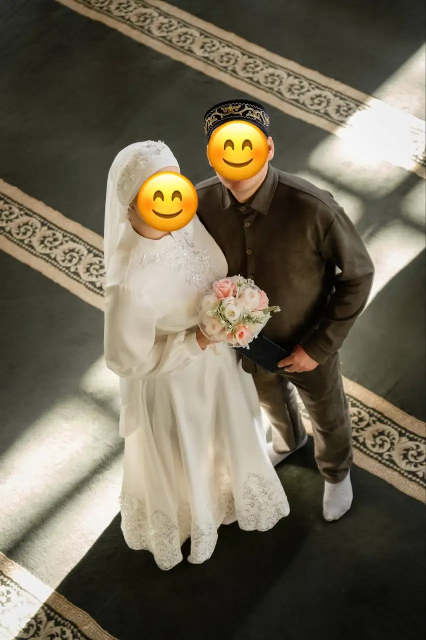 Продам свадебный образ: платье, платок с диадемой, букет - Свадебная одежда (Одежда) в Уфа