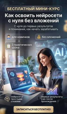 Бесплатный мини-курс по нейросетям - частное объявление в Уфа
