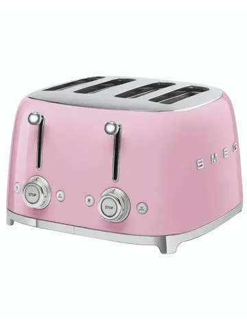 Тостер Smeg на 4 ломтика, розовый, новый - Климатическая техника в Уфа