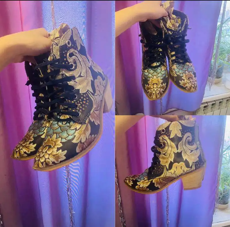 Лёгкие ботинки для новогоднего образа