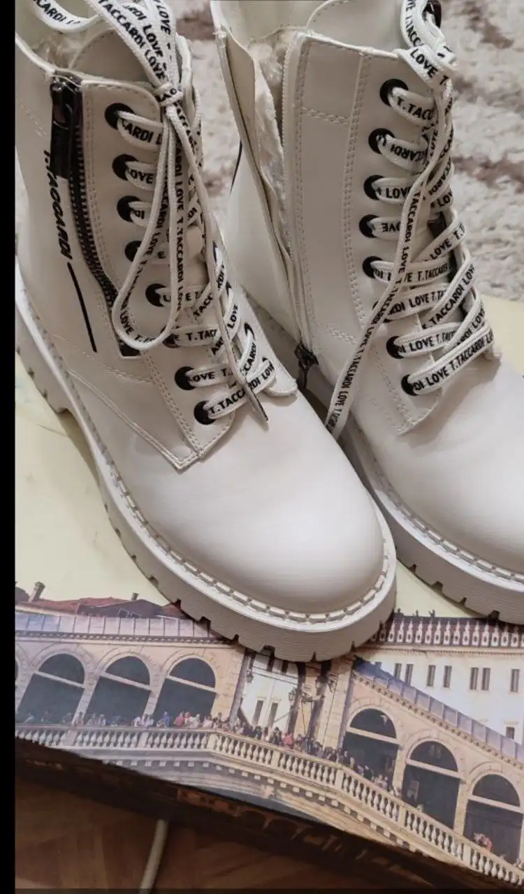 Ботинки белые зимние 37 размер