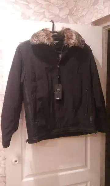 Мужская пихота 56 размера с натуральным мехом