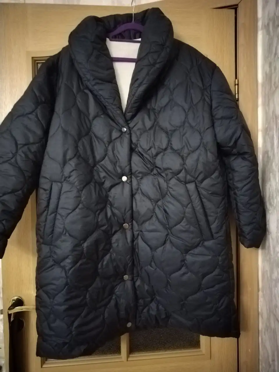 Новая теплая темно-синяя одежда размер 56-60