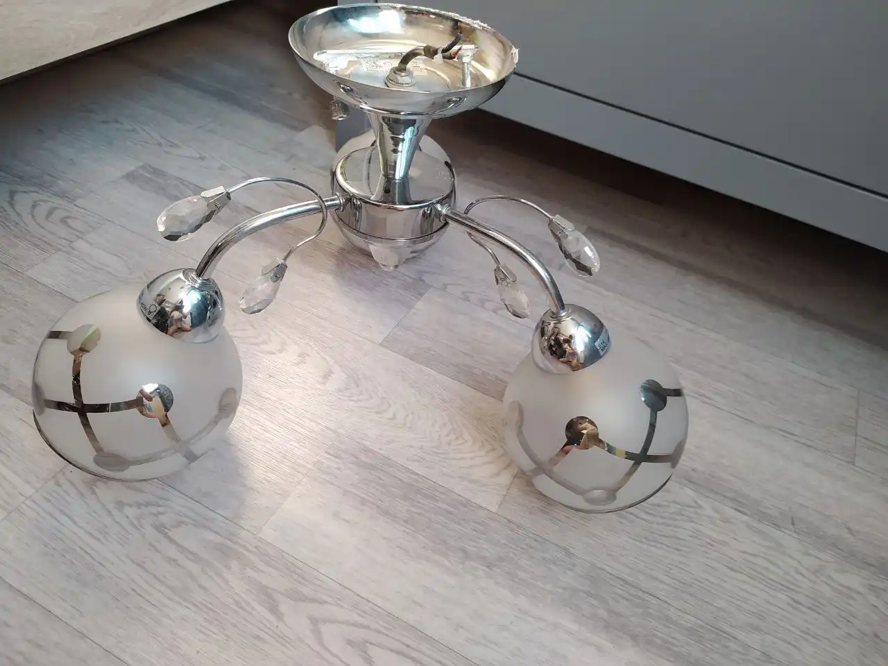 Светодиодная рожковая люстра