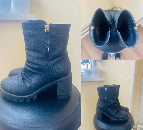Зимние сапоги 37 размера с устойчивым каблуком - Мужская одежда в Кемерово