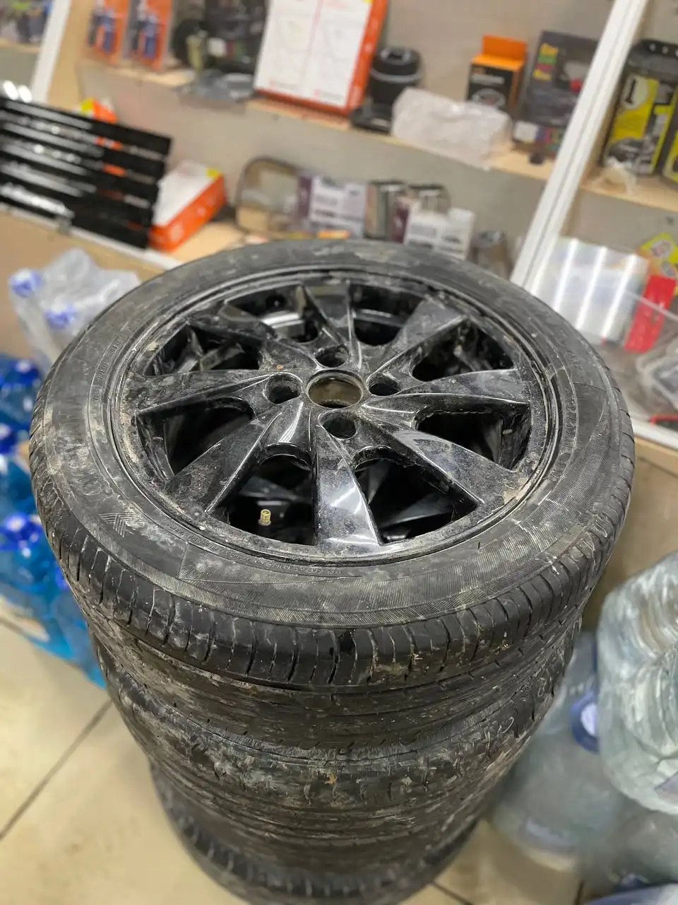 Продам диски ВАЗ Р15 с резиной - Запчасти (Авто) в Уфа