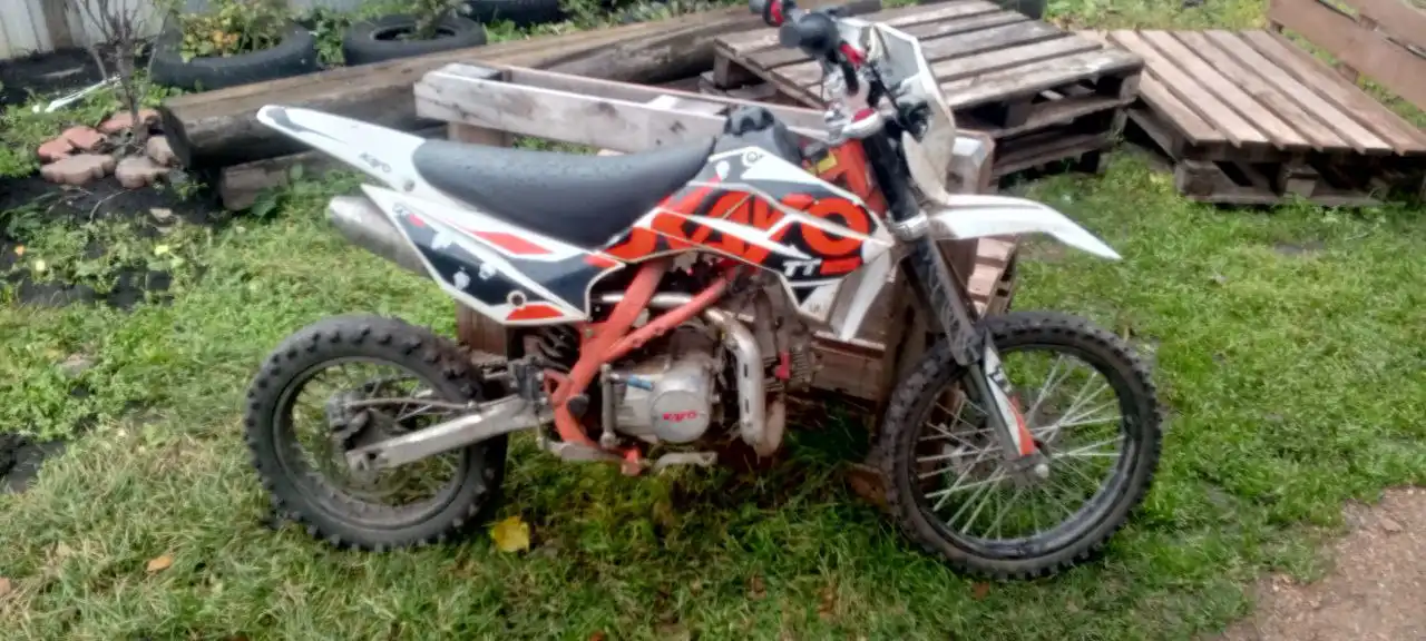 Продажа питбайка Kayo TT125 (без электростартера) - Мотоциклы (Авто) в Уфа