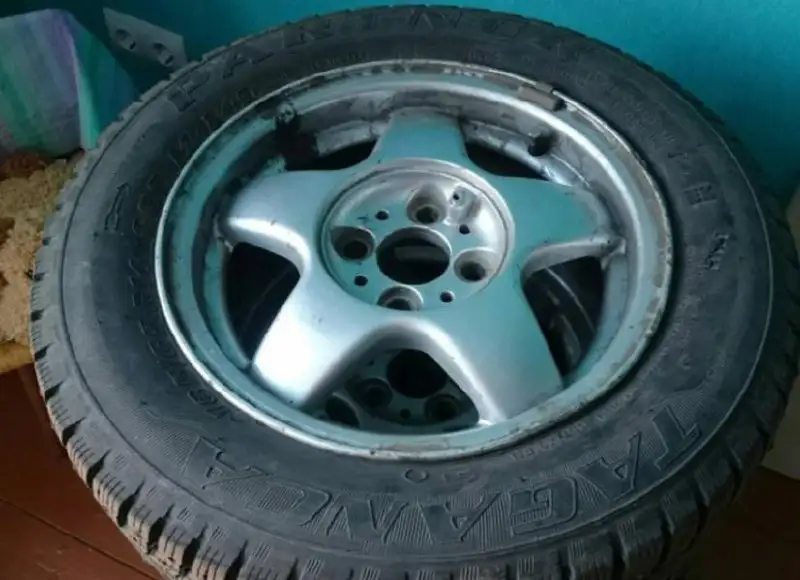 Комплект дисков Патрики 14 на зимней резине - Диски и шины (Запчасти) в Уфа