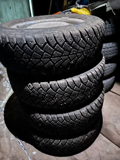 Зимний комплект резины на ВАЗ - Номера в Уфа