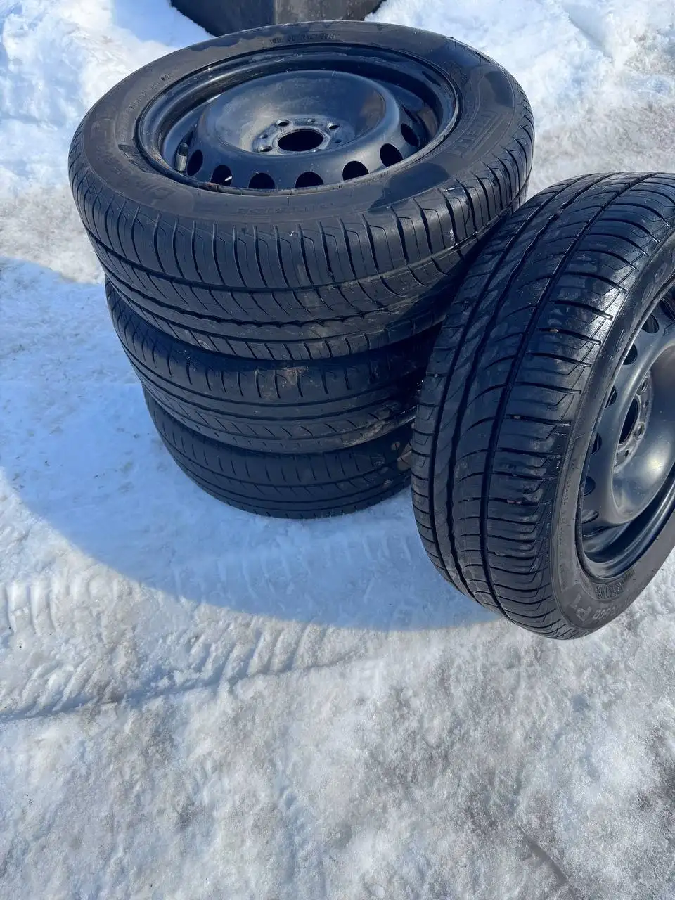 Комплект летних колёс на ВАЗ R14 - Колёса и диски (Запчасти) в Уфа