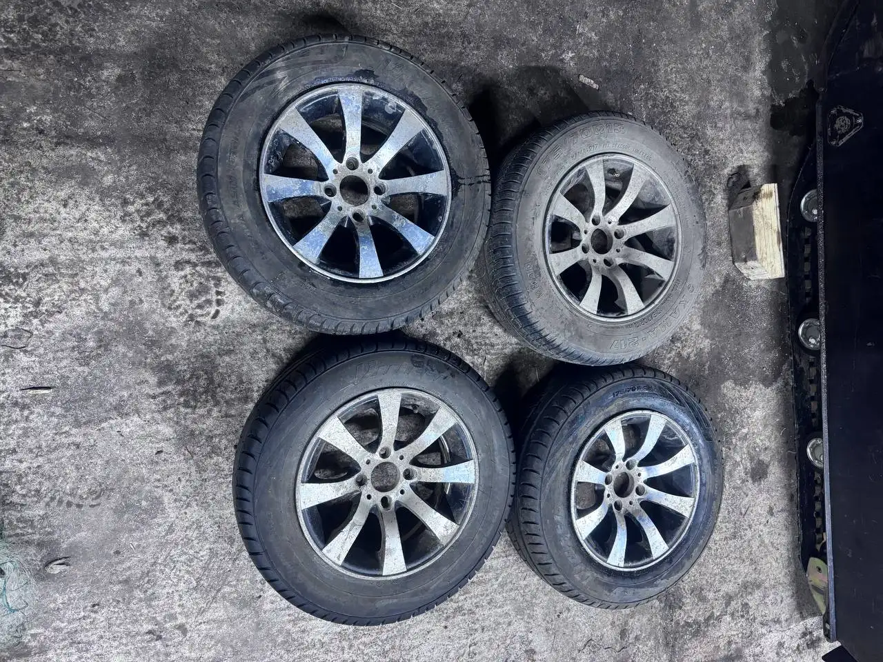 Комплект летних колёс на ВАЗ 175/70R13 - Колёса и диски (Запчасти) в Неизвестно