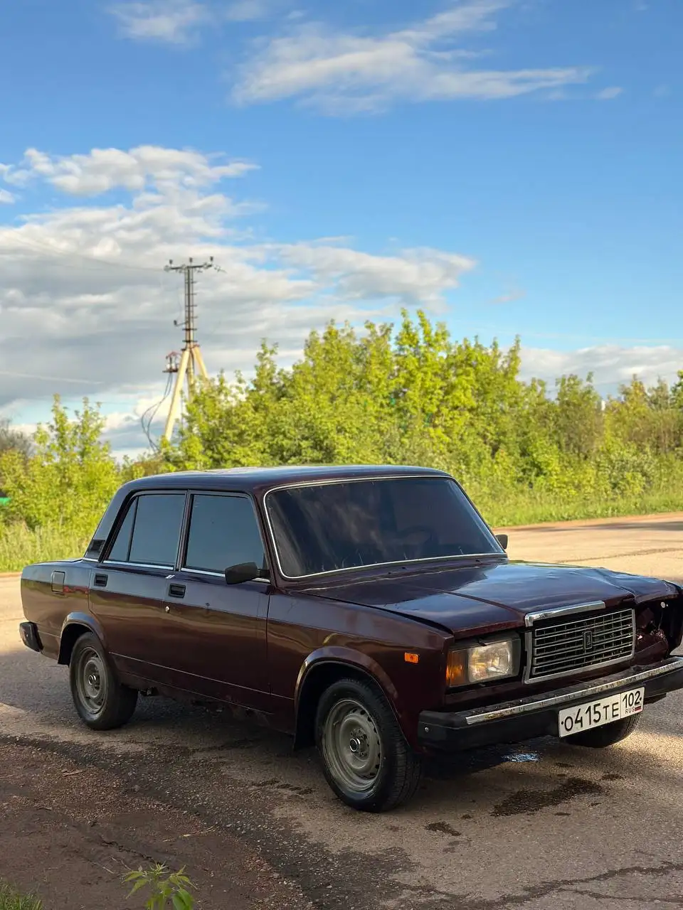Хорошее состояние ВАЗ 2107 Портвейн 2010 г. - Легковые автомобили (Авто) в Неизвестно