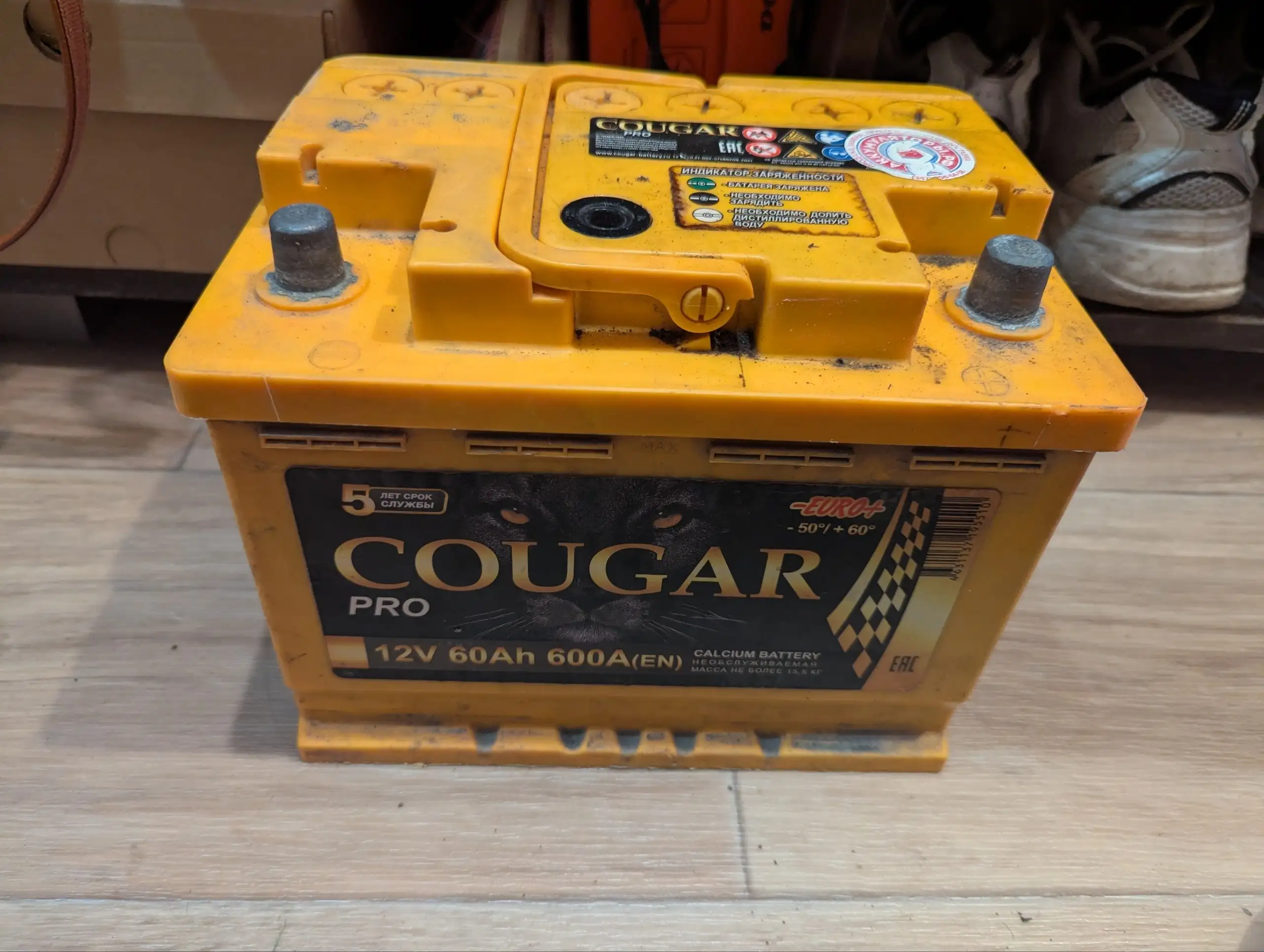 Аккумулятор Cougar 60Ah - Аккумуляторы (Авто) в Неизвестно