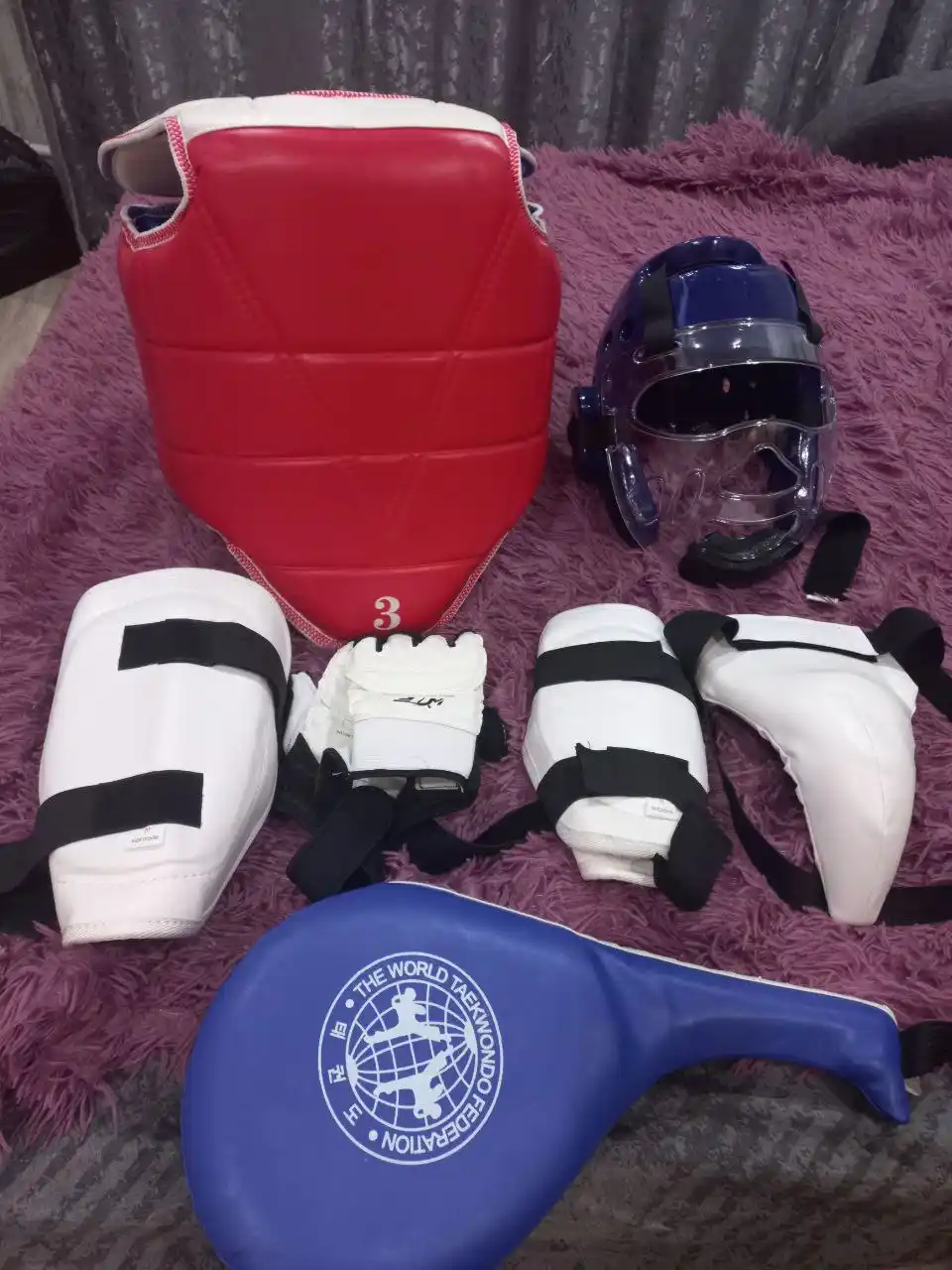 Защитная экипировка для тхэквондо с рюкзаком