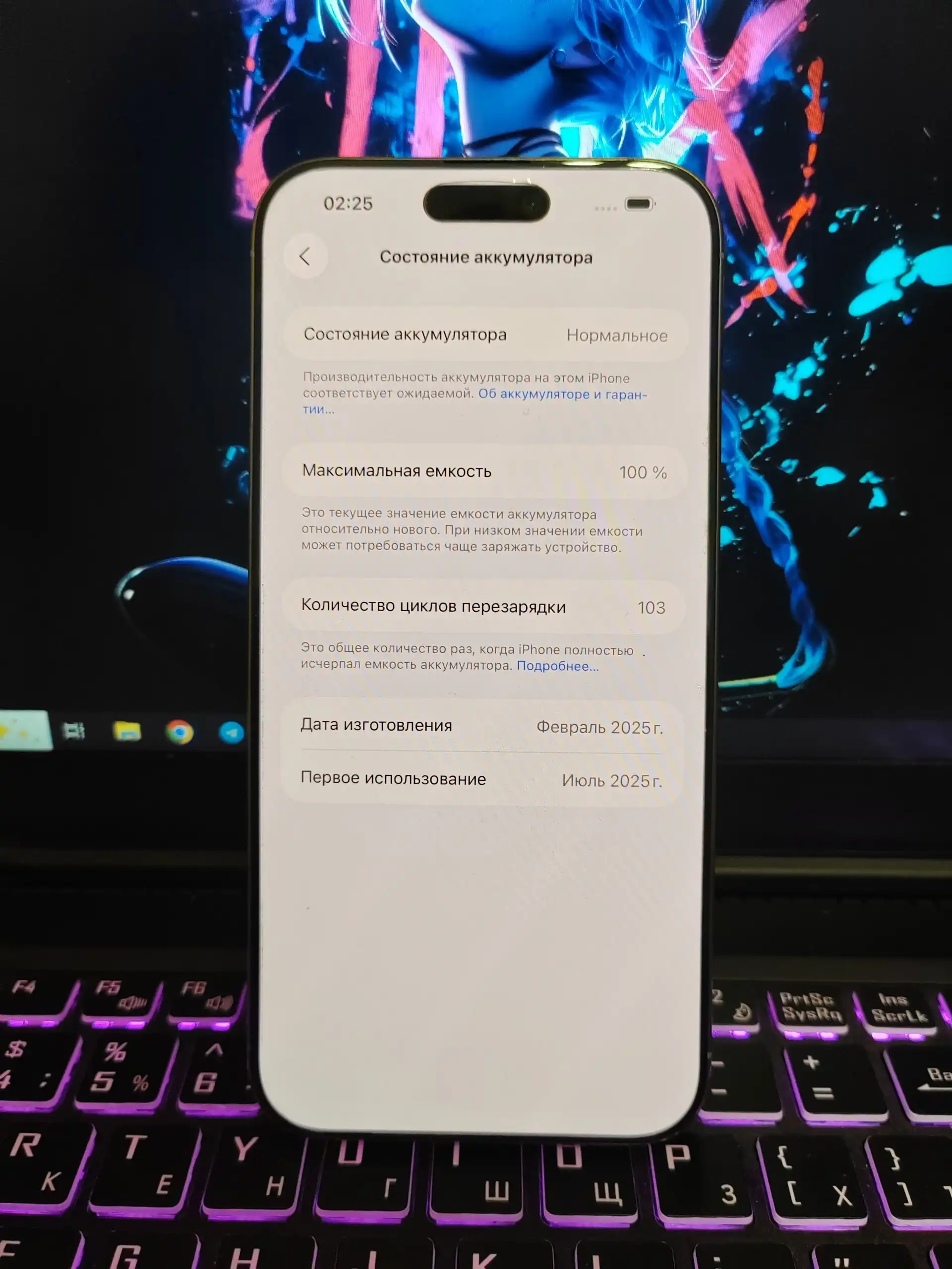 iPhone 16 Pro Max 256 Гб, АКБ 100% - Телефоны (Электроника) в Владивосток