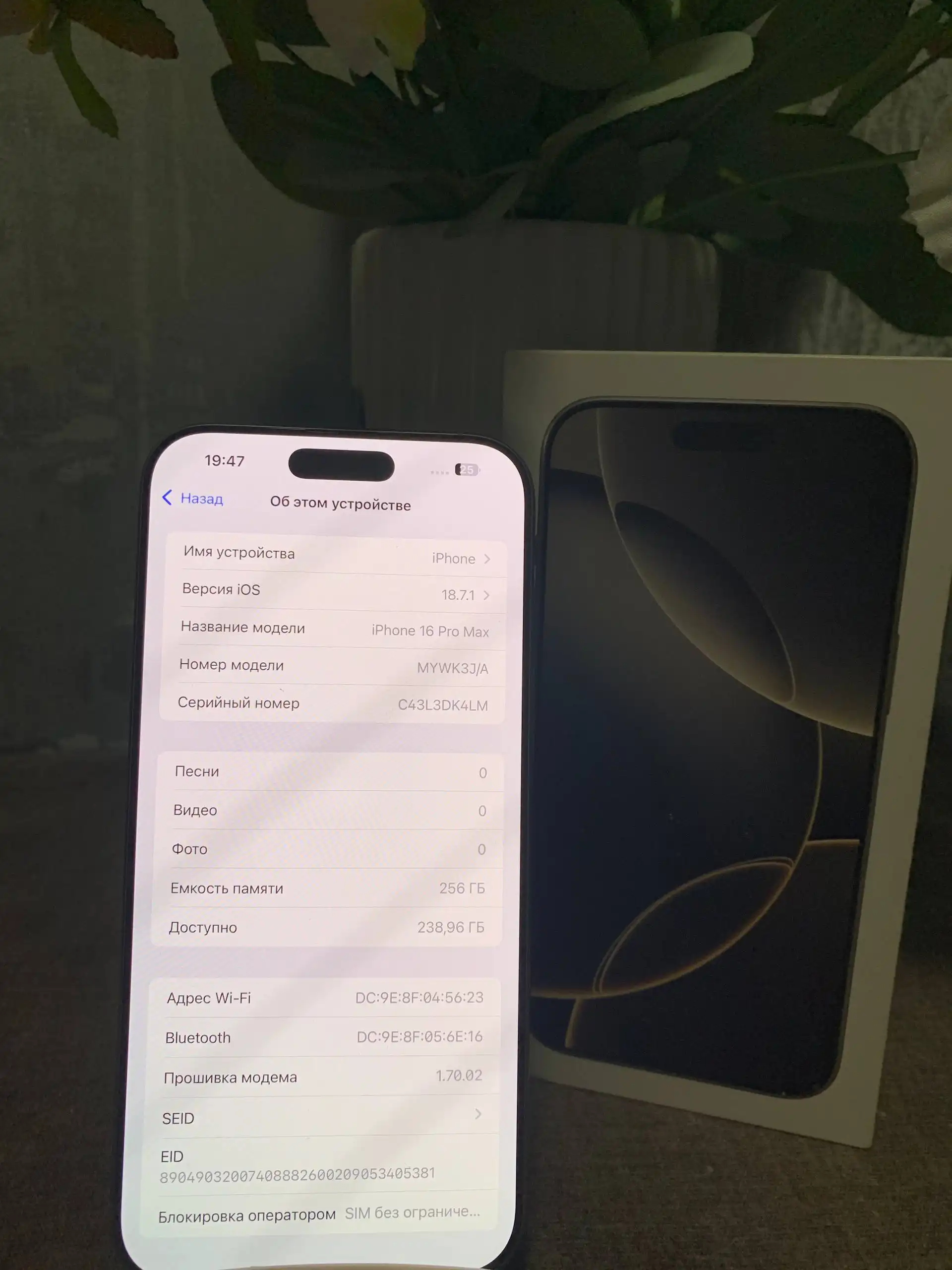 iPhone 16 Pro Max 256GB с гарантией - Смартфоны и телефоны (Электроника) в Владивосток