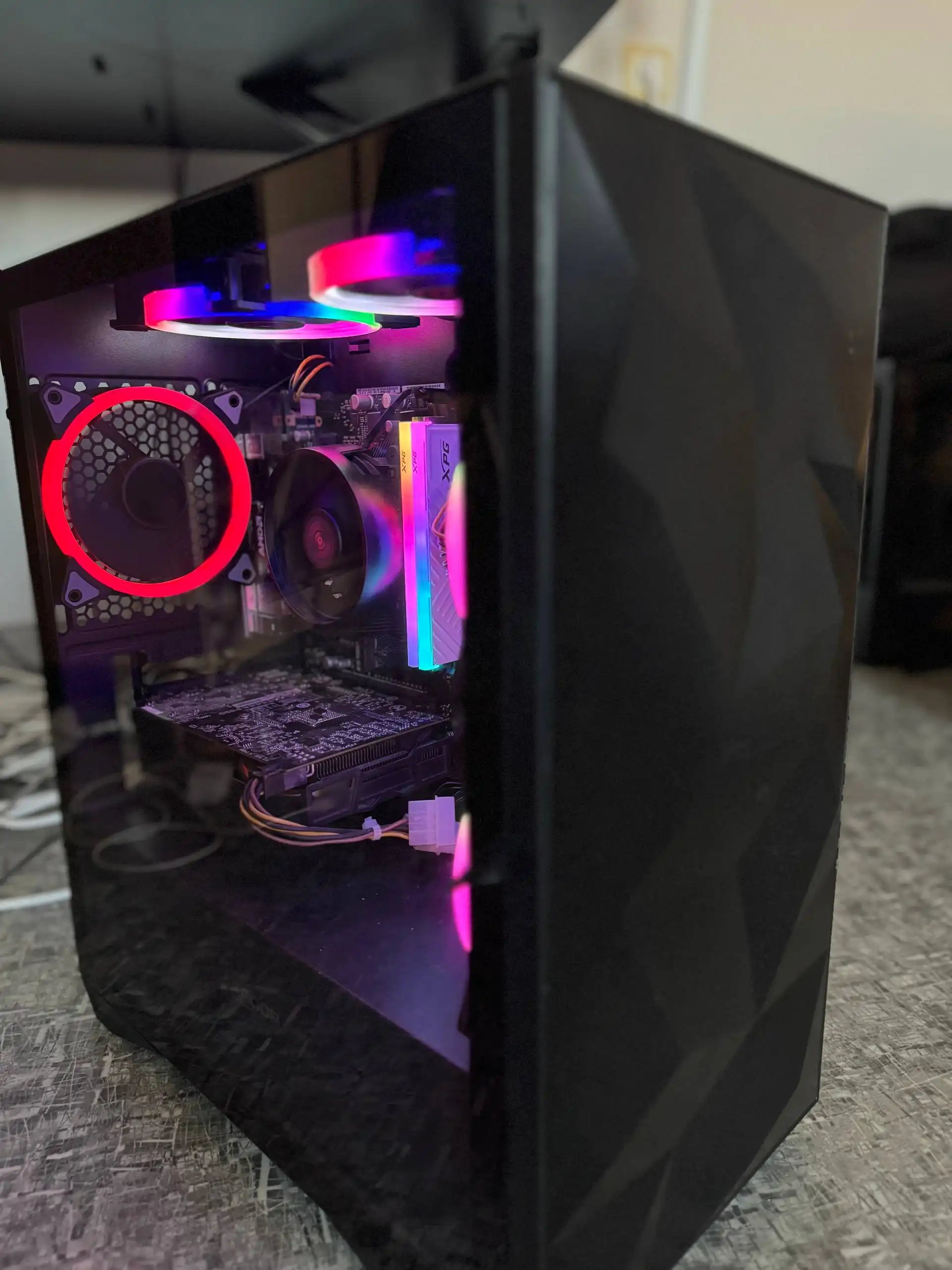 Игровой ПК Ryzen 5 5500 с видеокартой GTX 1060 - Компьютеры и комплектующие (Электроника) в Владивосток