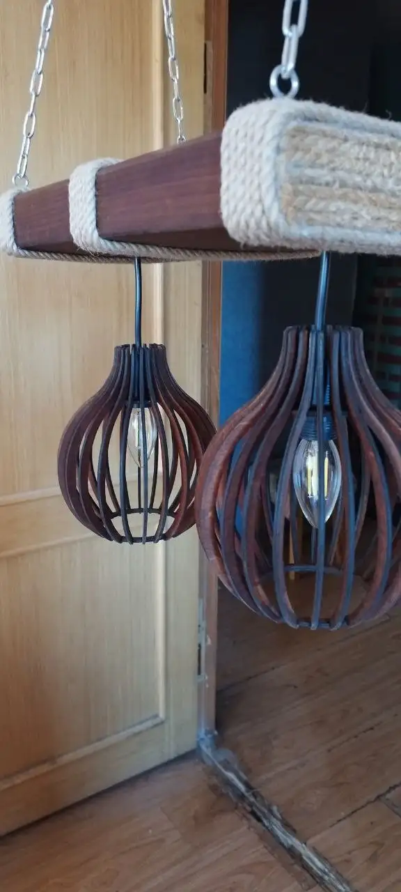 Продам люстру с филаментными лампами Эдисона - Освещение (Барахолка) в Владивосток