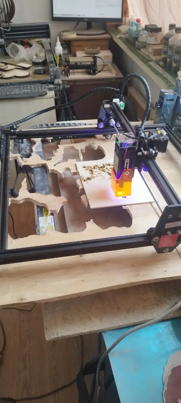 Продам лазерный диодный станок с ЧПУ ORTUR Master 5.5w - Оборудование (Барахолка) в Владивосток