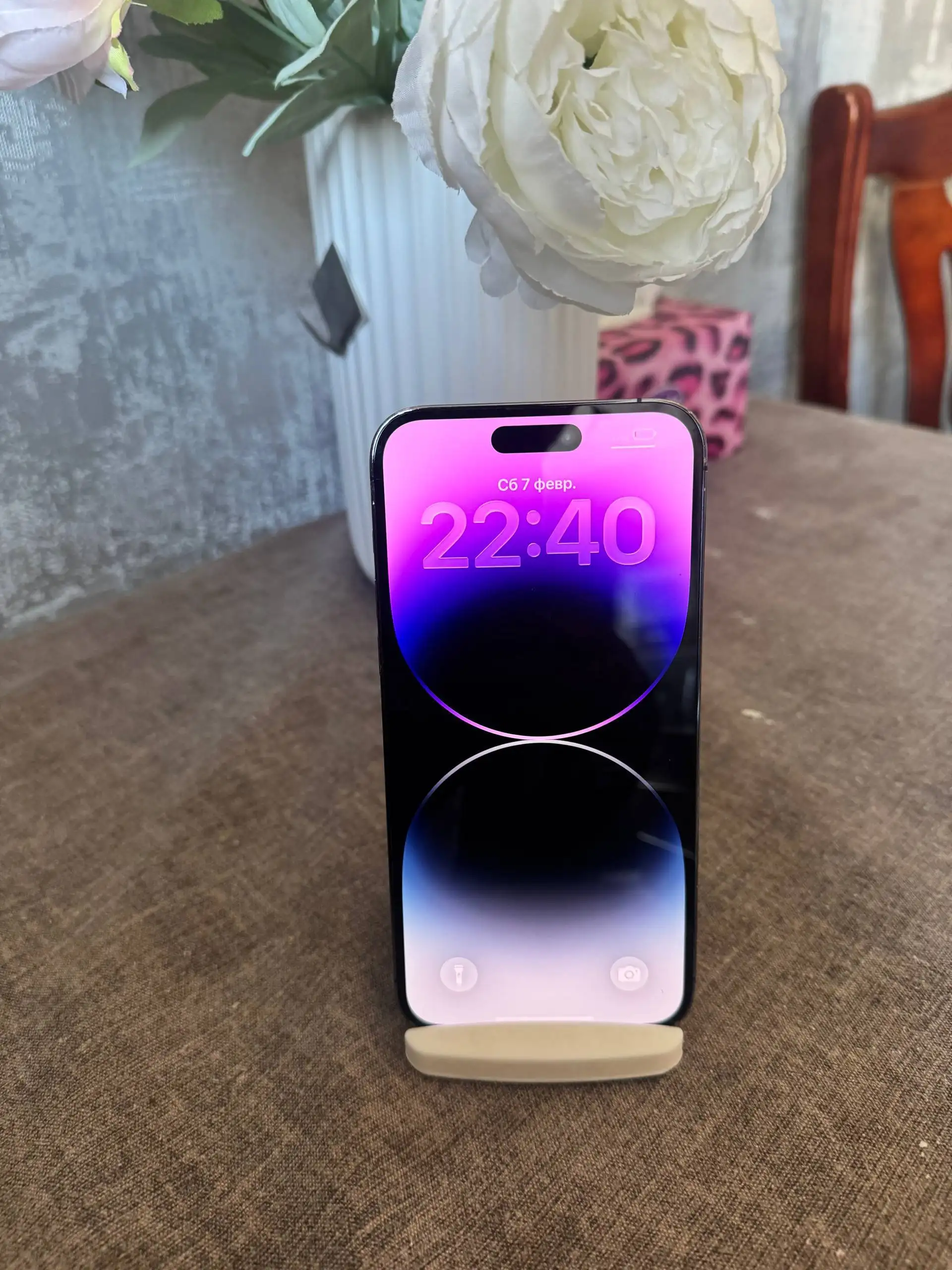 iPhone 14 Pro Max 1TB с трещиной на крышке - Смартфоны и телефоны (Электроника) в Владивосток