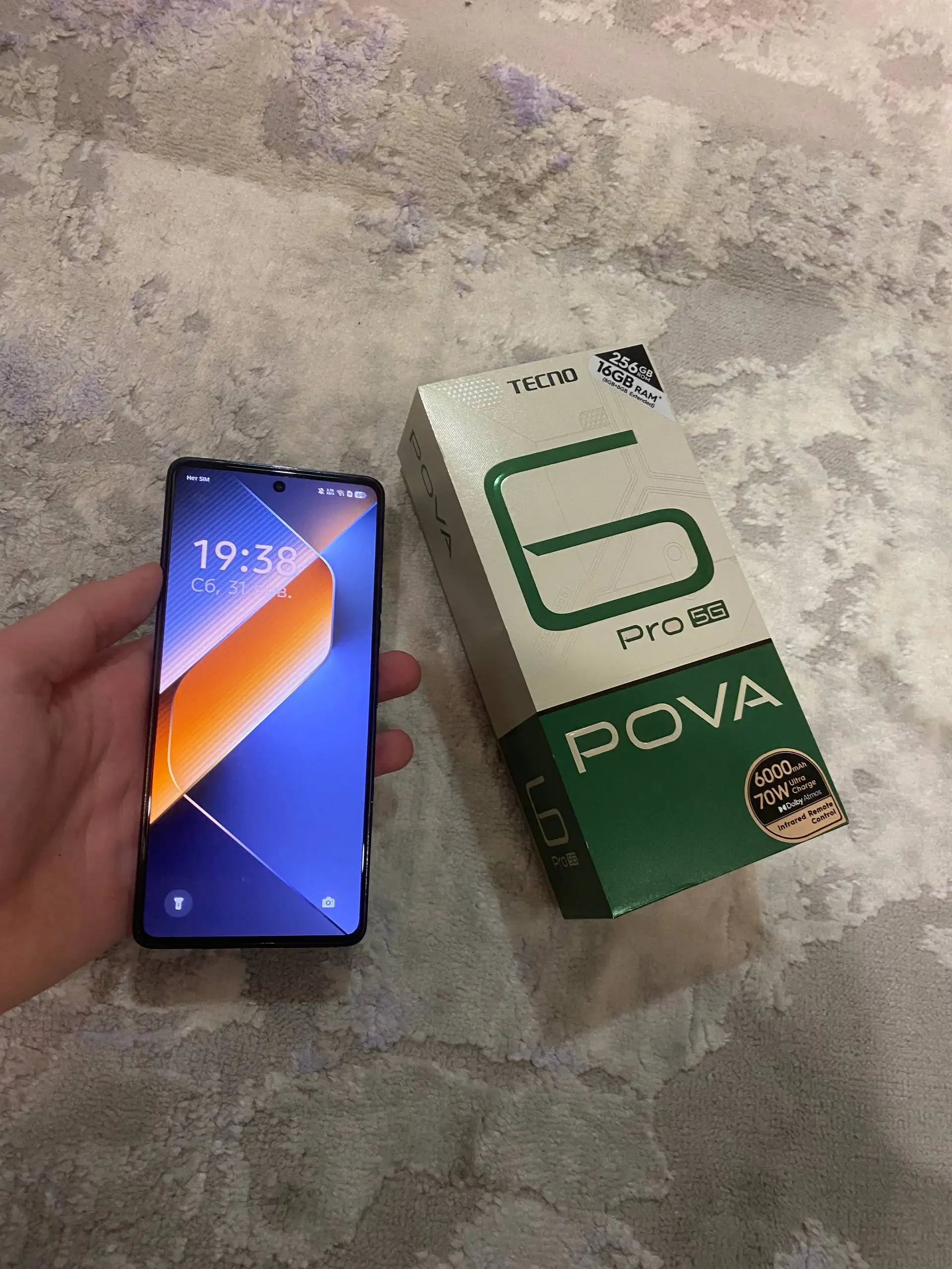 Продам телефон Tecno Pova 6 Pro 5G 256ГБ 12ГБ ОЗУ - Смартфоны (Электроника) в Владивосток