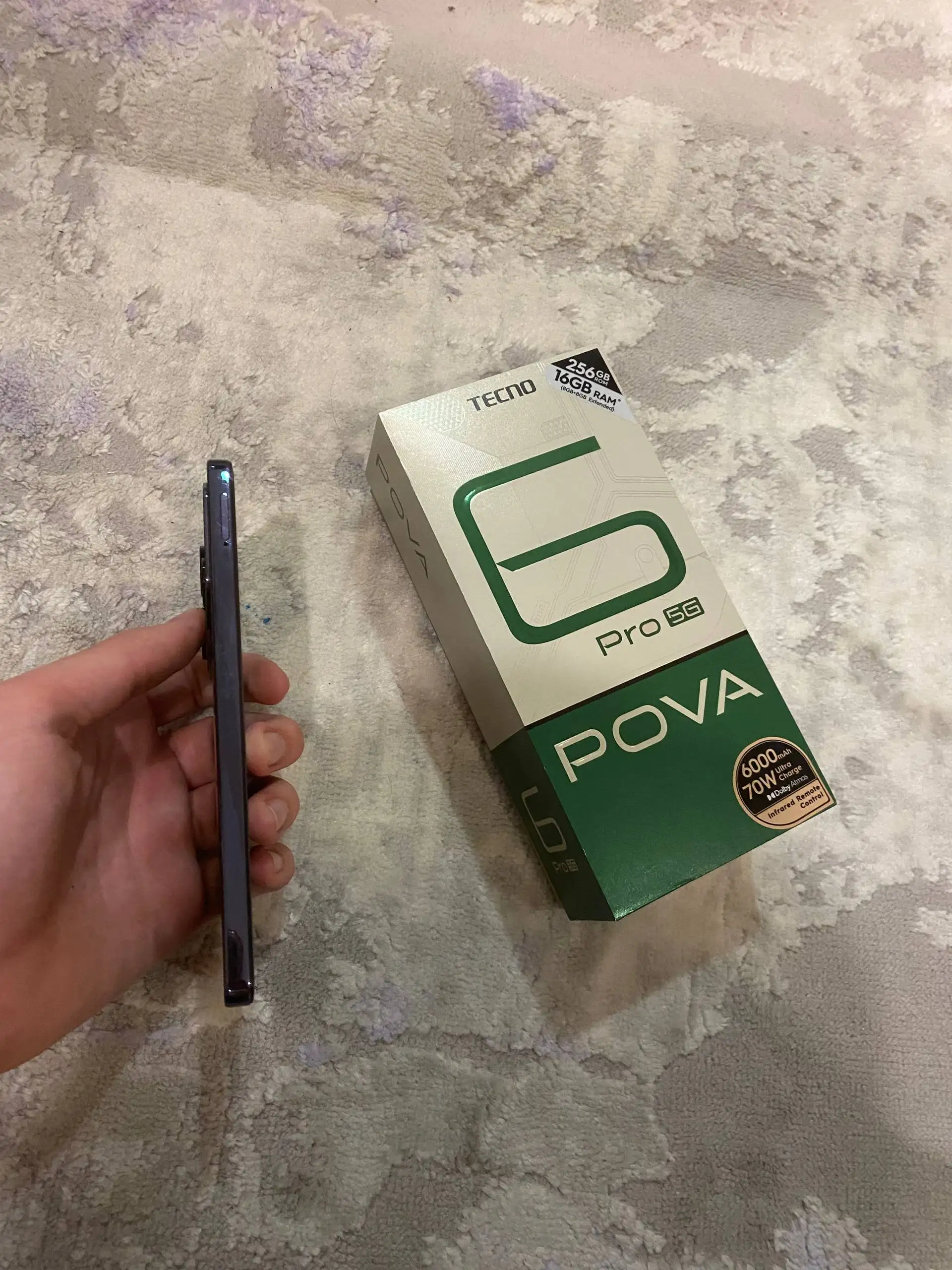 Продам телефон Tecno pova 6 pro 5g 256гб 12 оперативной - Телефоны (Электроника) в Владивосток