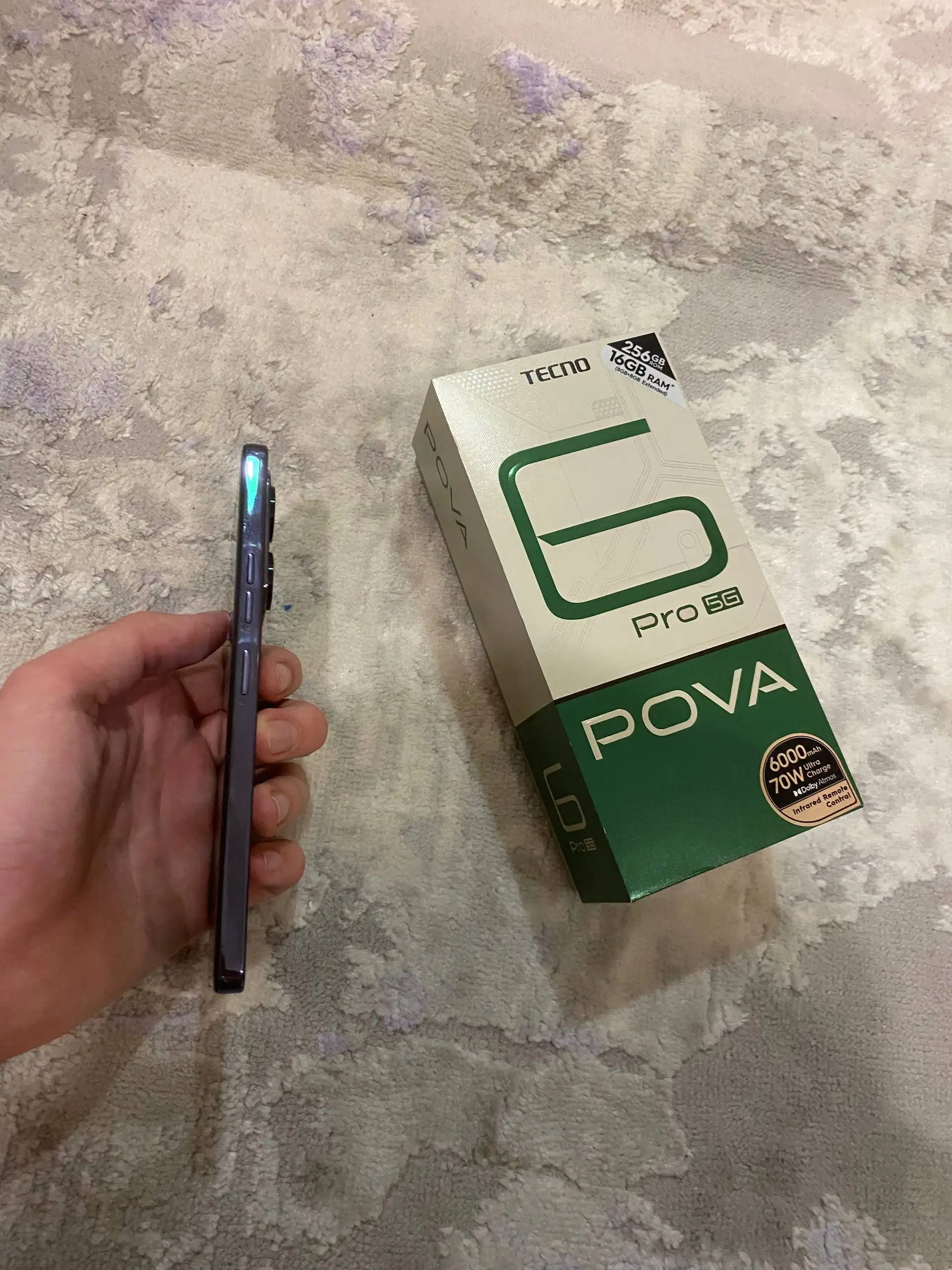 Продам телефон Tecno pova 6 pro 5g 256гб 12 оперативной - Телефоны (Электроника) в Владивосток