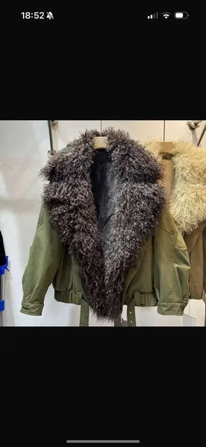 Парки с натуральным мехом песца демисезонные - Лосины в Владивосток