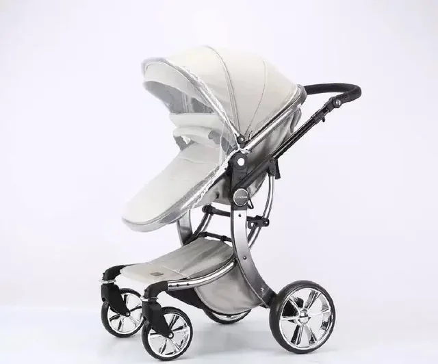 Коляска прогулочная Luxmom 2в1 кожа - Товары для детей в Владивосток