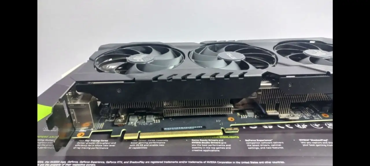 RTX 3070 Ti 8GB ASUS ROG Strix б/у - Видеокарты (Электроника) в Санкт-Петербург