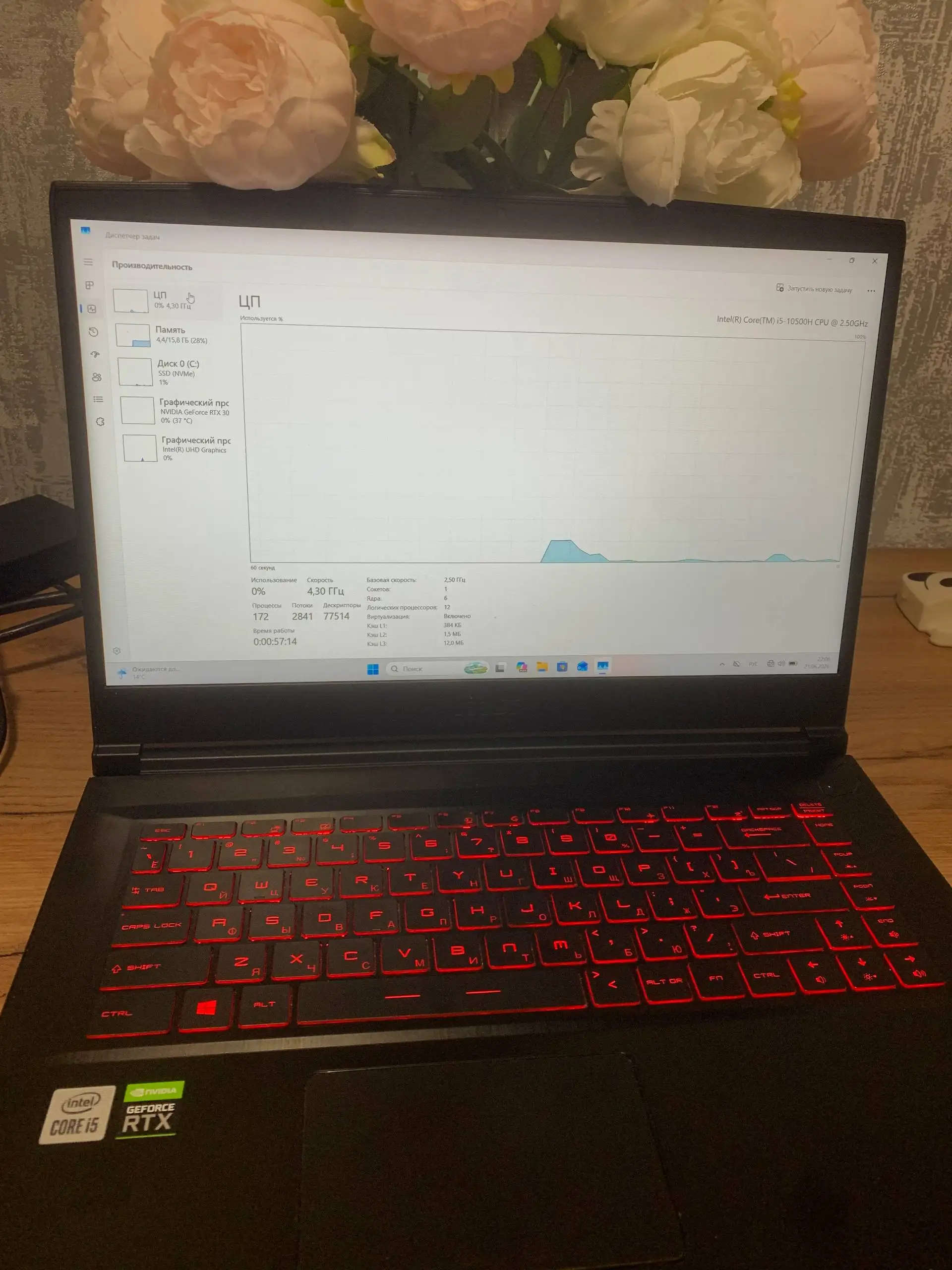 Игровой ноутбук MSI GF63 RTX 3050 - Ноутбуки (Электроника) в Владивосток