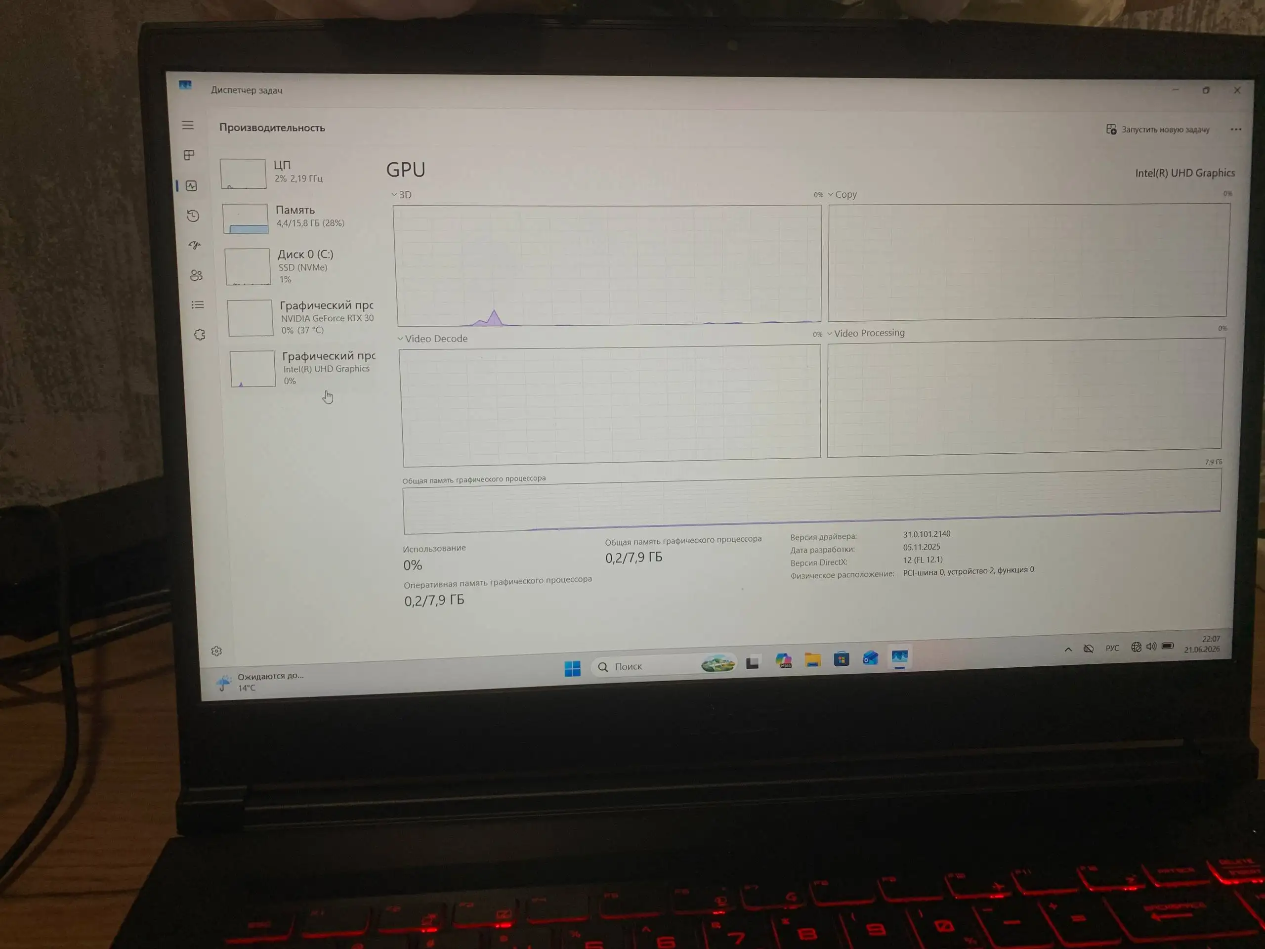 Игровой ноутбук MSI GF63 RTX 3050 - Ноутбуки (Электроника) в Владивосток