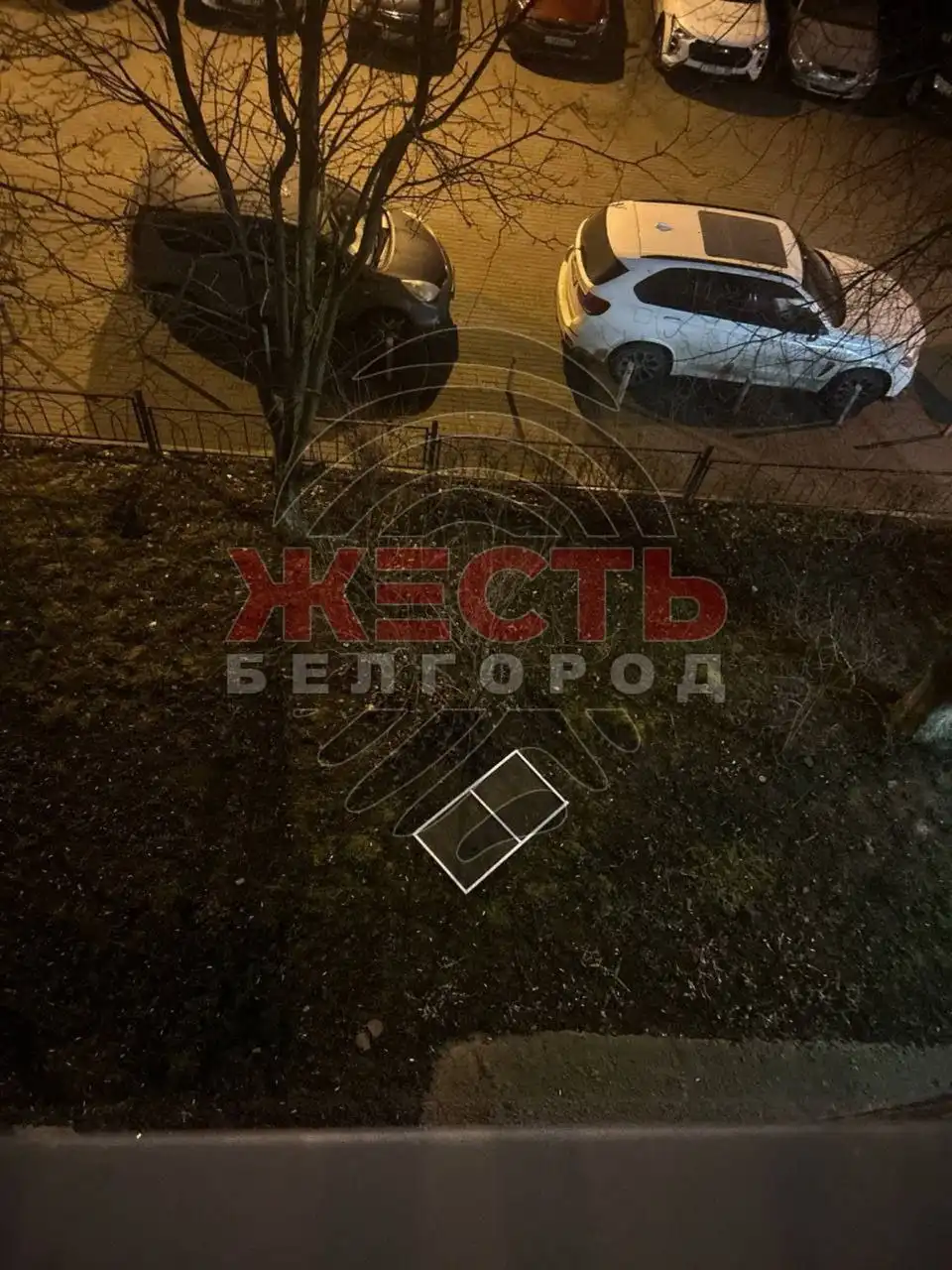 Повреждения оконных рам в Белгороде после взрывов