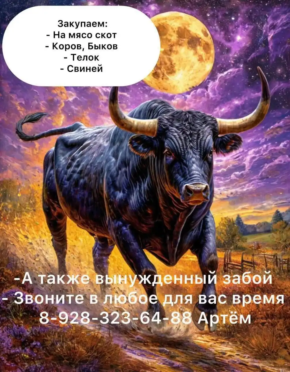 Закупка скота на мясо в Ставропольском крае