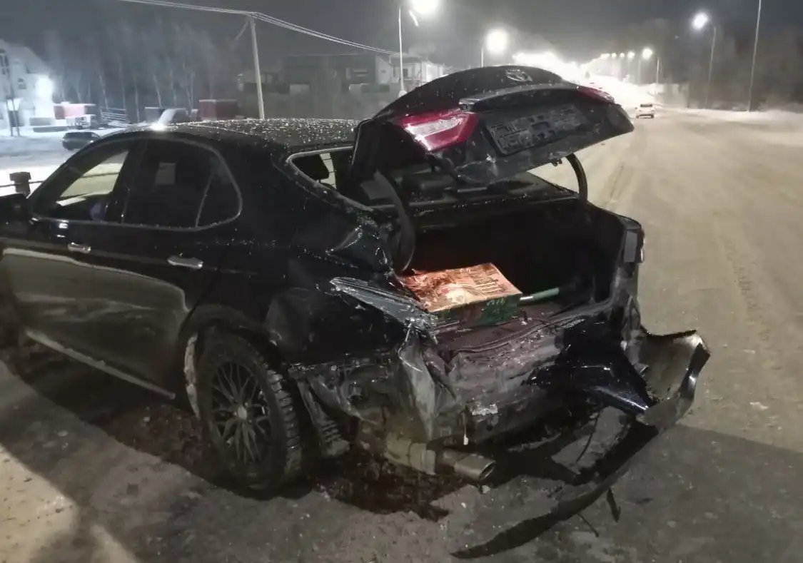 Toyota Camry 8 поколение (XV70) [рестайлинг] 2023 после ДТП - Легковые автомобили (Авто) в Чебоксары