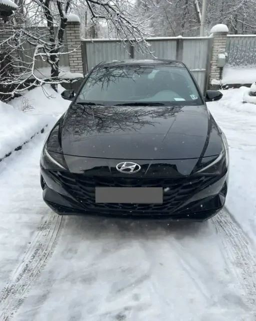 Срочная продажа Hyundai Elantra 2022 чёрный металлик - ВАЗ (Lada) в Самара
