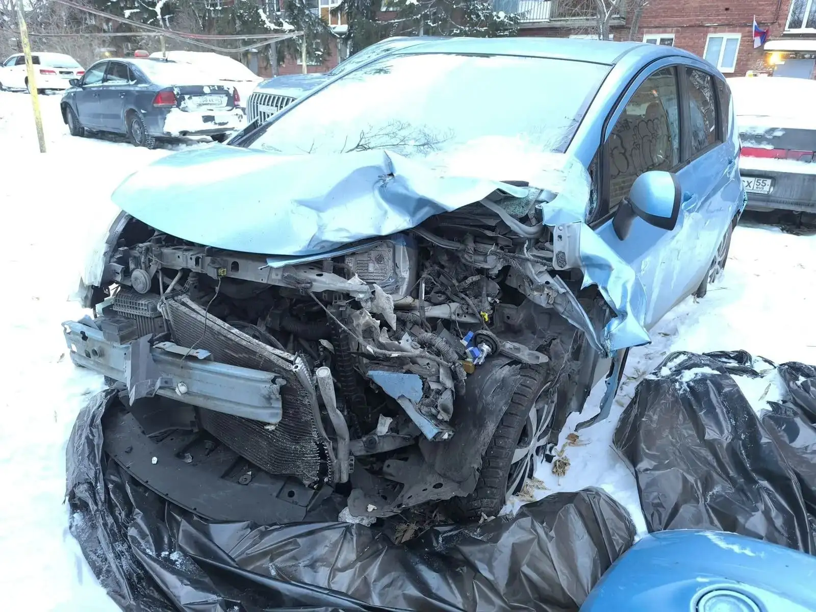 Nissan Note 2013 после ДТП - Авто в Омск