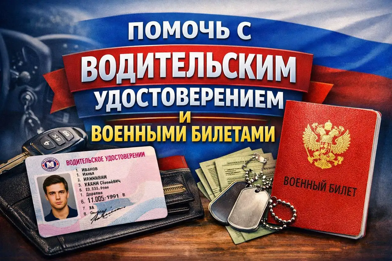 Помощь с водительскими удостоверениями и военными билетами - Документы (Услуги) в Самара