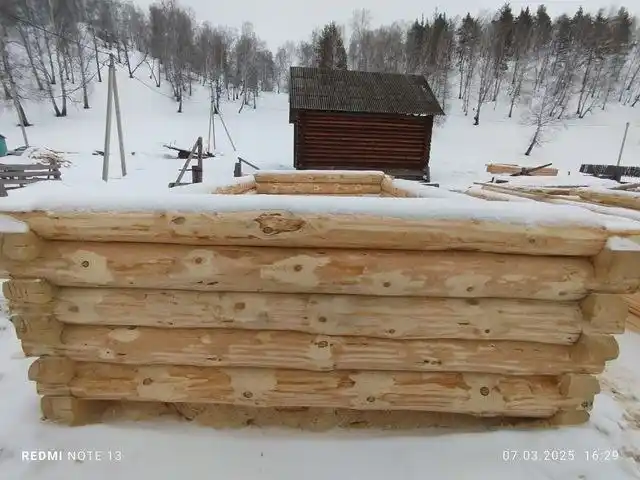Продажа срубов для бань и пиломатериалов