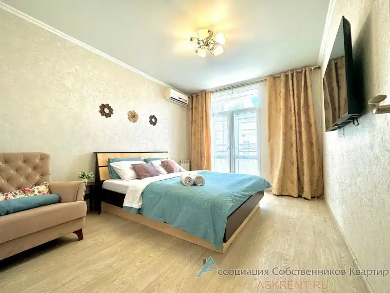 1-комнатная квартира посуточно на улице Чернышевского