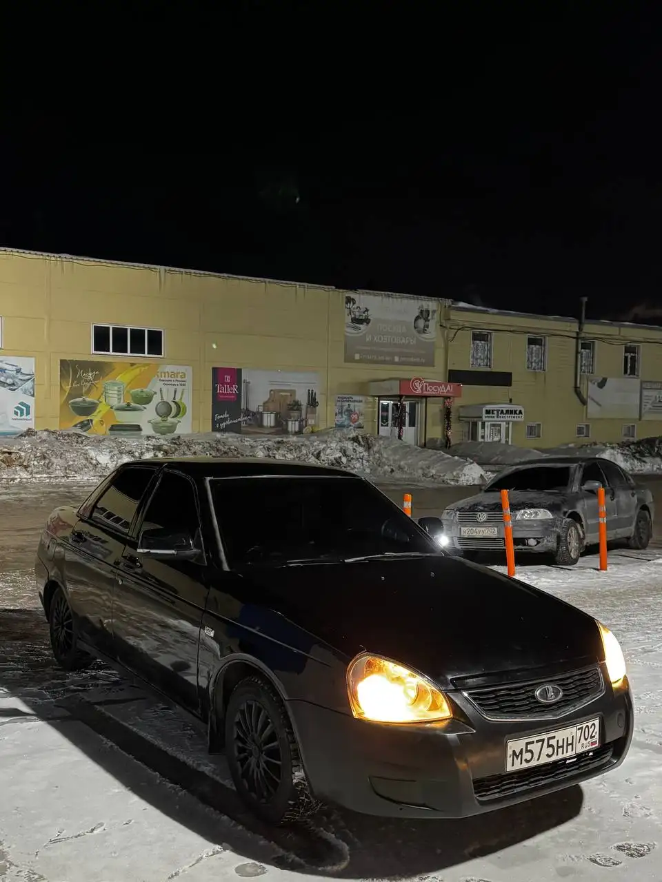 Продается Лада Приора 2008 года, черный цвет, катаная - Легковые автомобили (Авто) в Стерлитамак