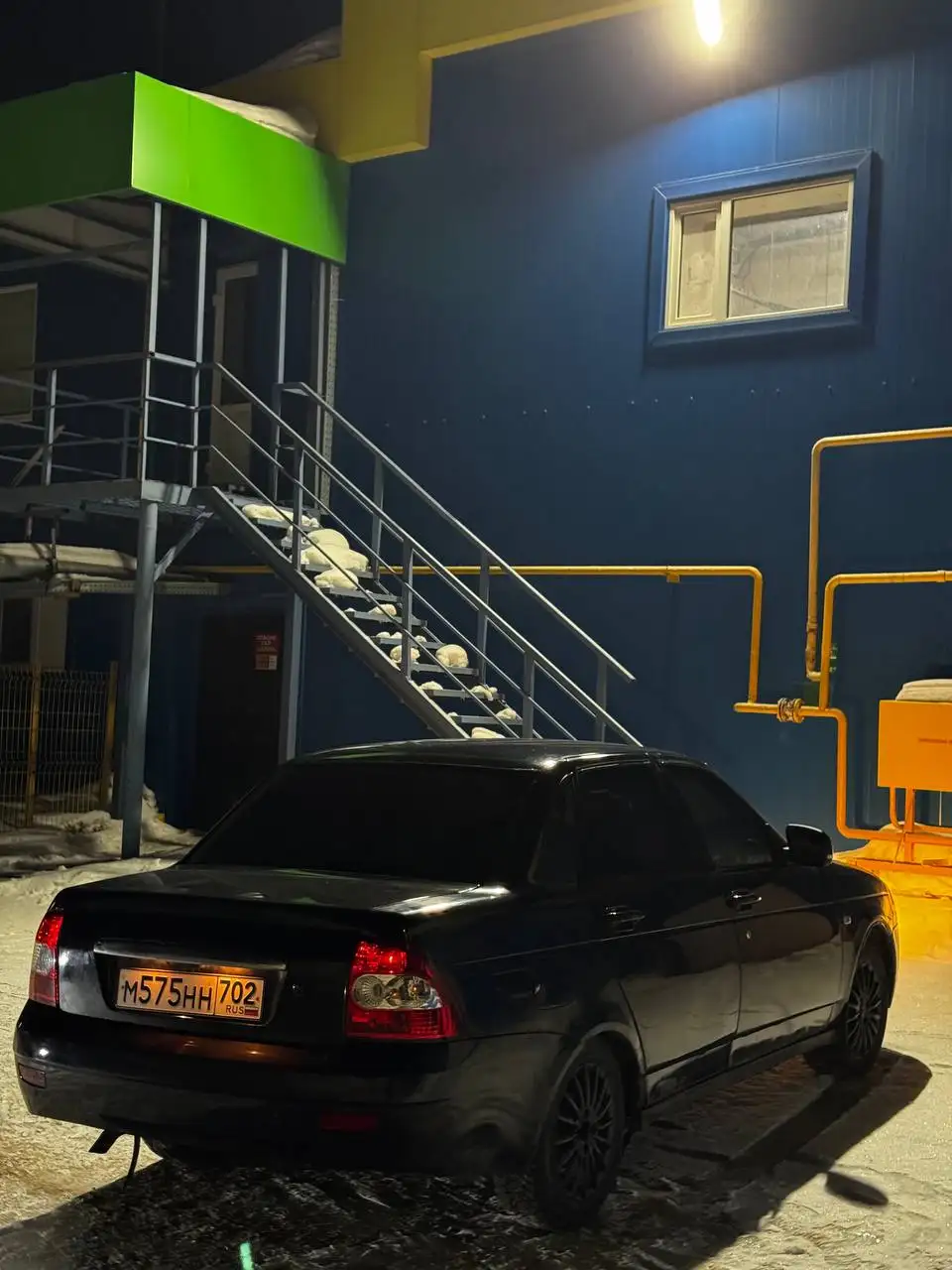 Продается Лада Приора 2008 года, черный цвет, катаная - Легковые автомобили (Авто) в Стерлитамак