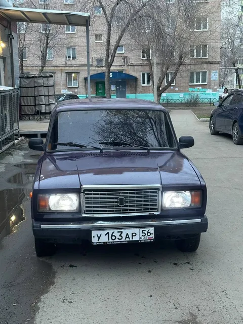 ВАЗ 2107 2000 года выпуска в фиолетовом цвете - частное объявление в Уфа