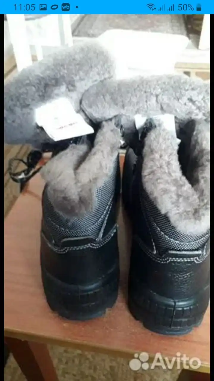 Новые женские сапоги из натурального меха и кожи размер 38